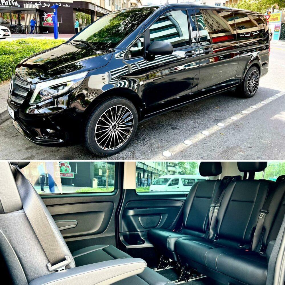 Transport privatif aéroport/hôtel dubai Mercedes Van avec chauffeur – Image 2