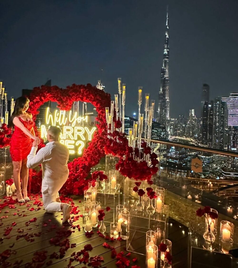 demande en mariage dubai