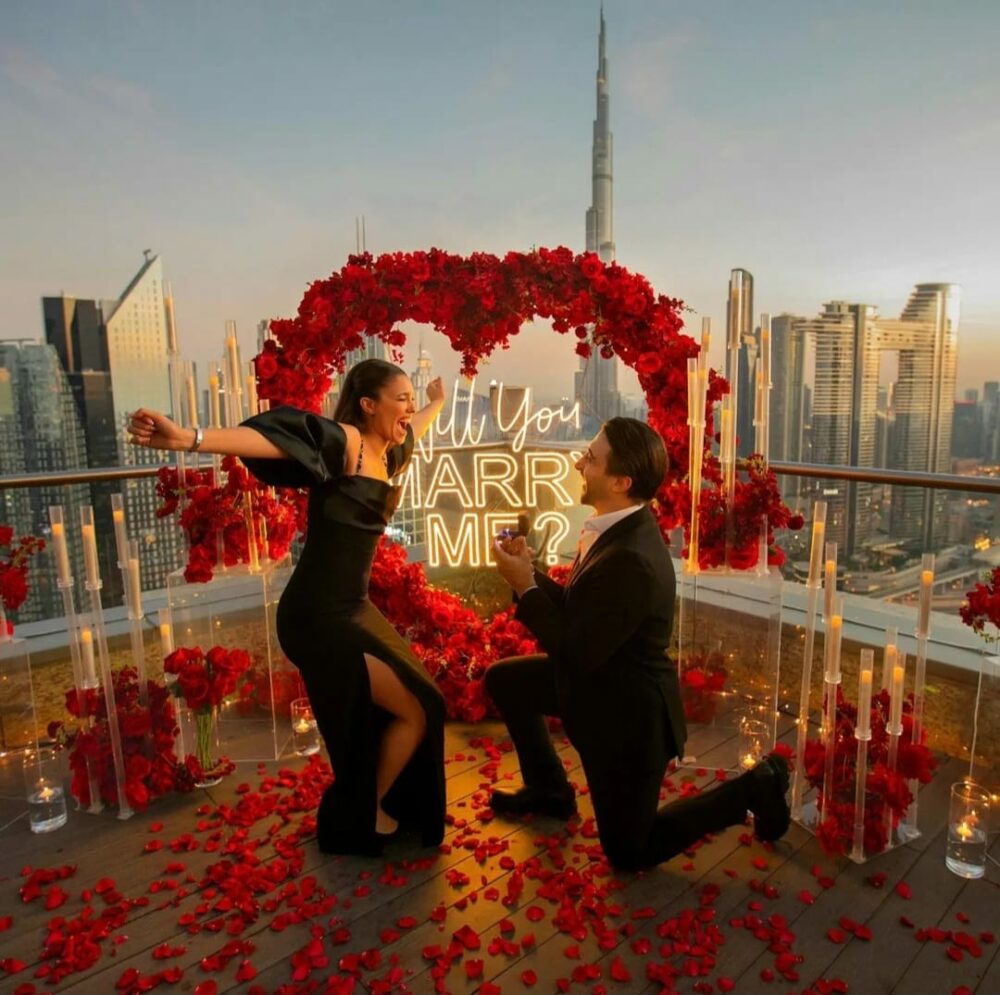 demande en mariage dubai