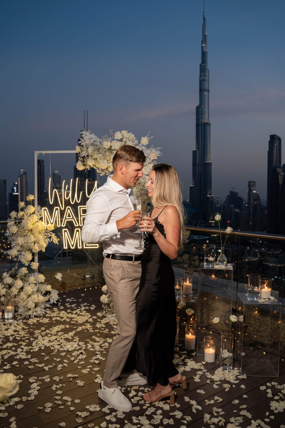 demande en mariage dubai